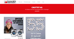 Desktop Screenshot of crottet.ch