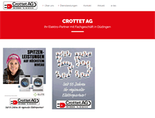 Tablet Screenshot of crottet.ch